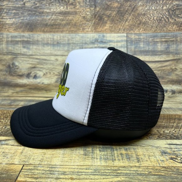 Good Burger Mens Trucker Hat Black Snapback 90s Teen Comedy Retro Baseball Cap - Picture 4 of 8